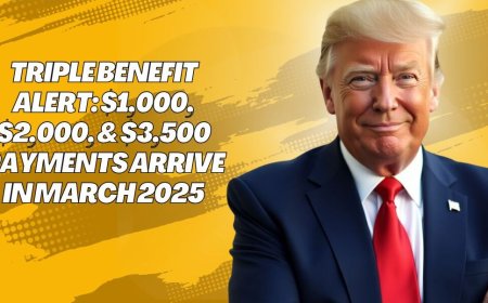 Triple Benefit Alert – $1,000, $2,000, & $3,500 Payments Arrive In March 2025