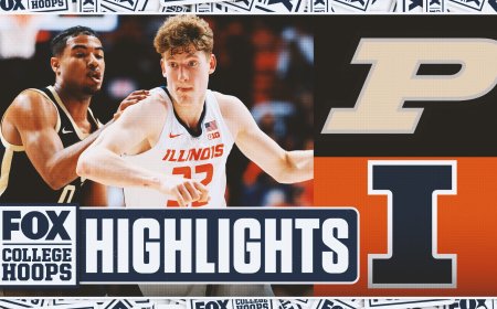 No. 18 Purdue Boilermakers vs. Illinois Fighting Illini Highlights | FOX College Hoops